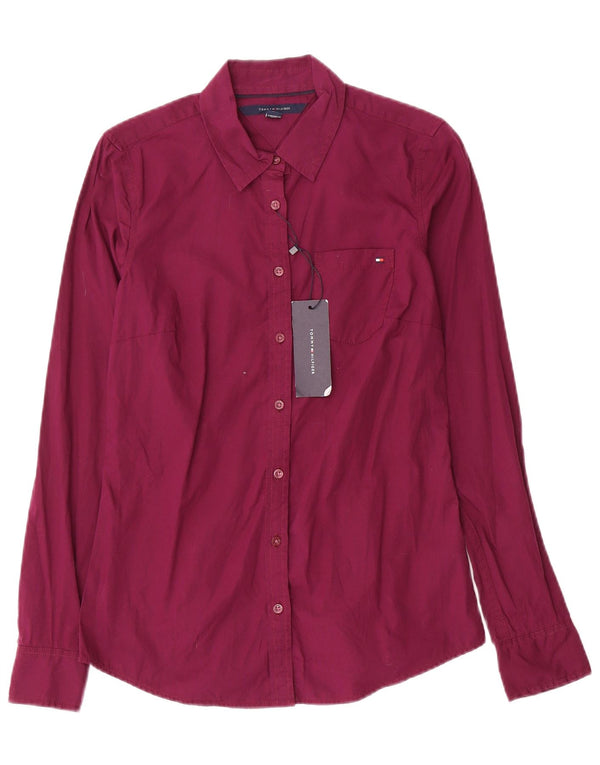 Cămașă Tommy Hilfiger pentru femei UK 6 XS Bumbac violet
