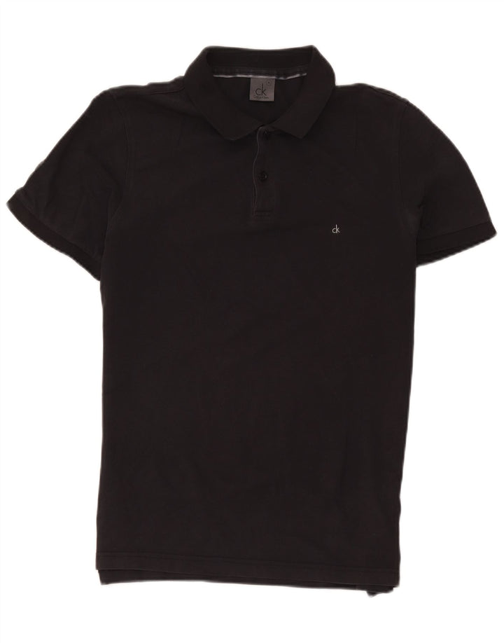 CALVIN KLEIN Herre poloshirt Medium Sort Bomuld