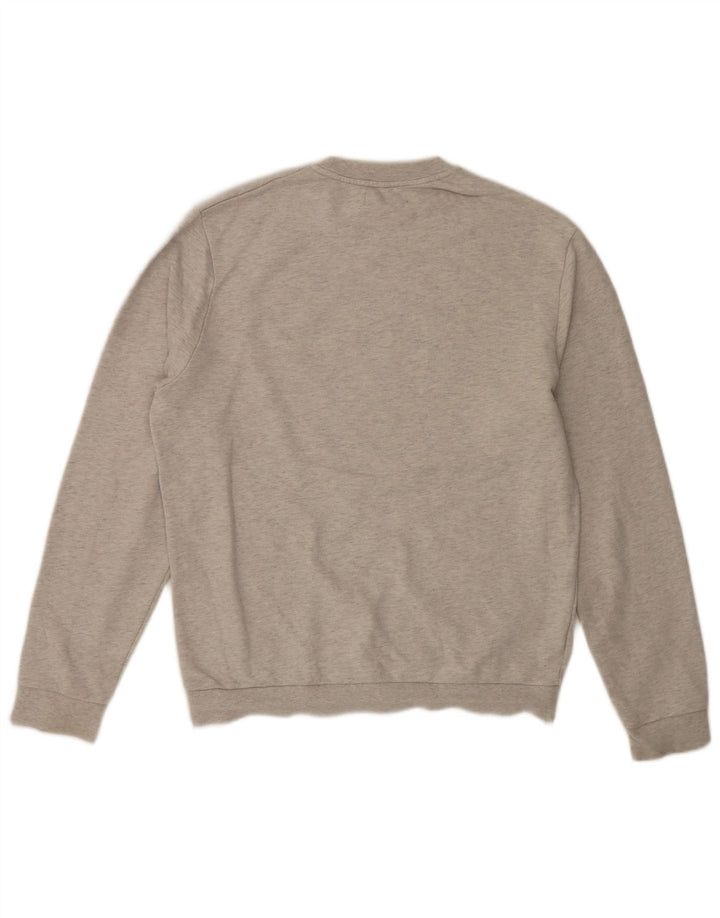 Fred Perry Herre Grafisk Sweatshirt Jumper Medium Grå Bomuld