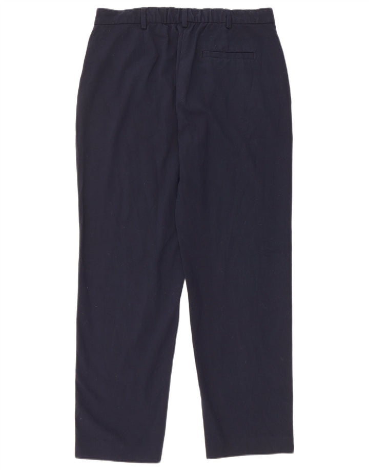Marks & Spencer Womens Suit Trousers UK 12 Medium W30 L28 Navy Blue