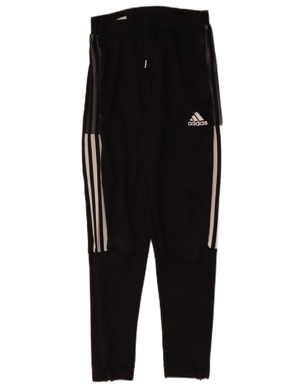 Adidas Damen Trainingshose UK 10 Small Schwarz Polyester Sport