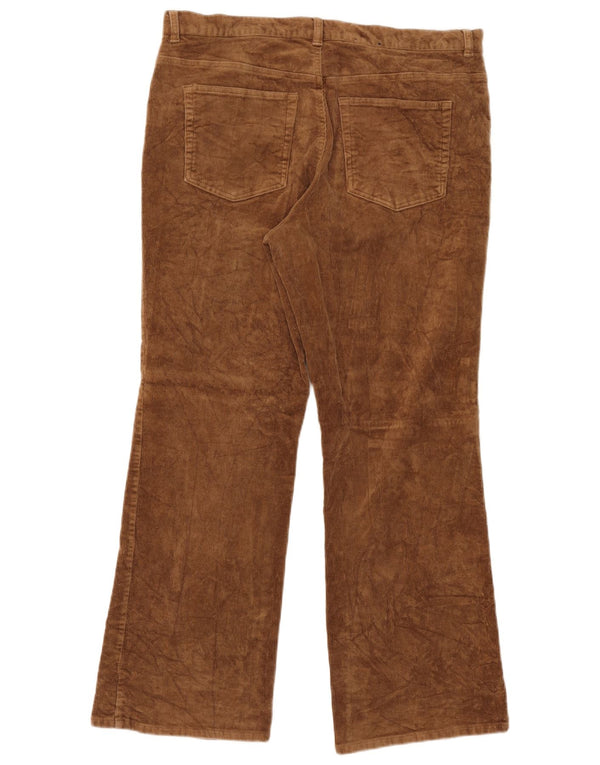 Spodnie sztruksowe Chaps Bootcut US 16 2XL W36 L30 Beżowa bawełna