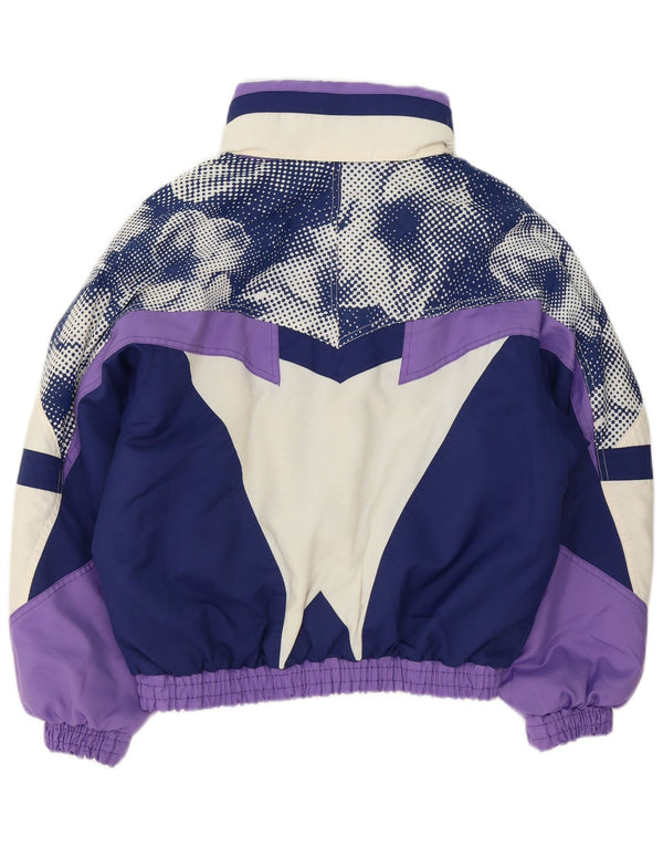 Fila Womens Loose Fit Skijacke IT 42 Medium Purple Polyester Retro