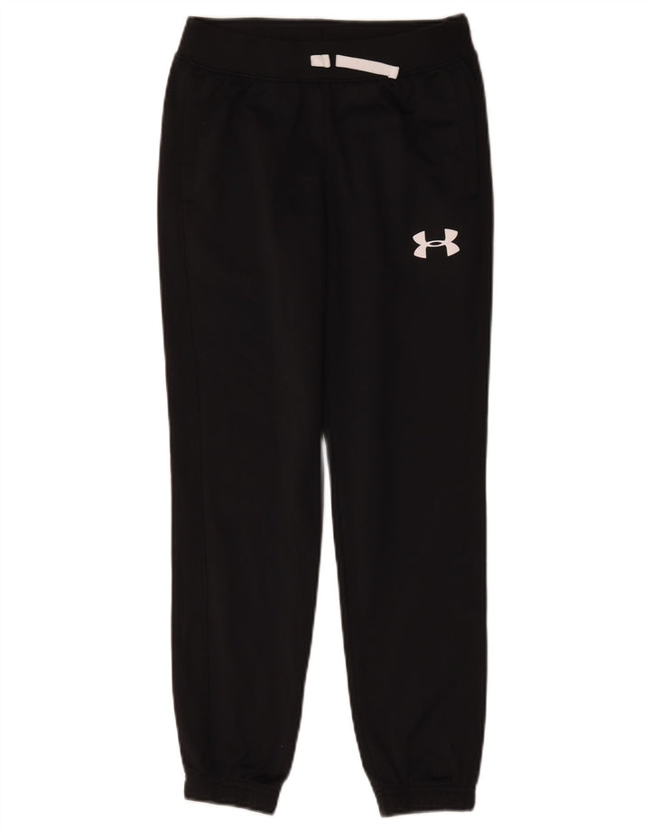 Under Armour Boys Tracksuit Trousers Joggers 9-10 Years Medium Black