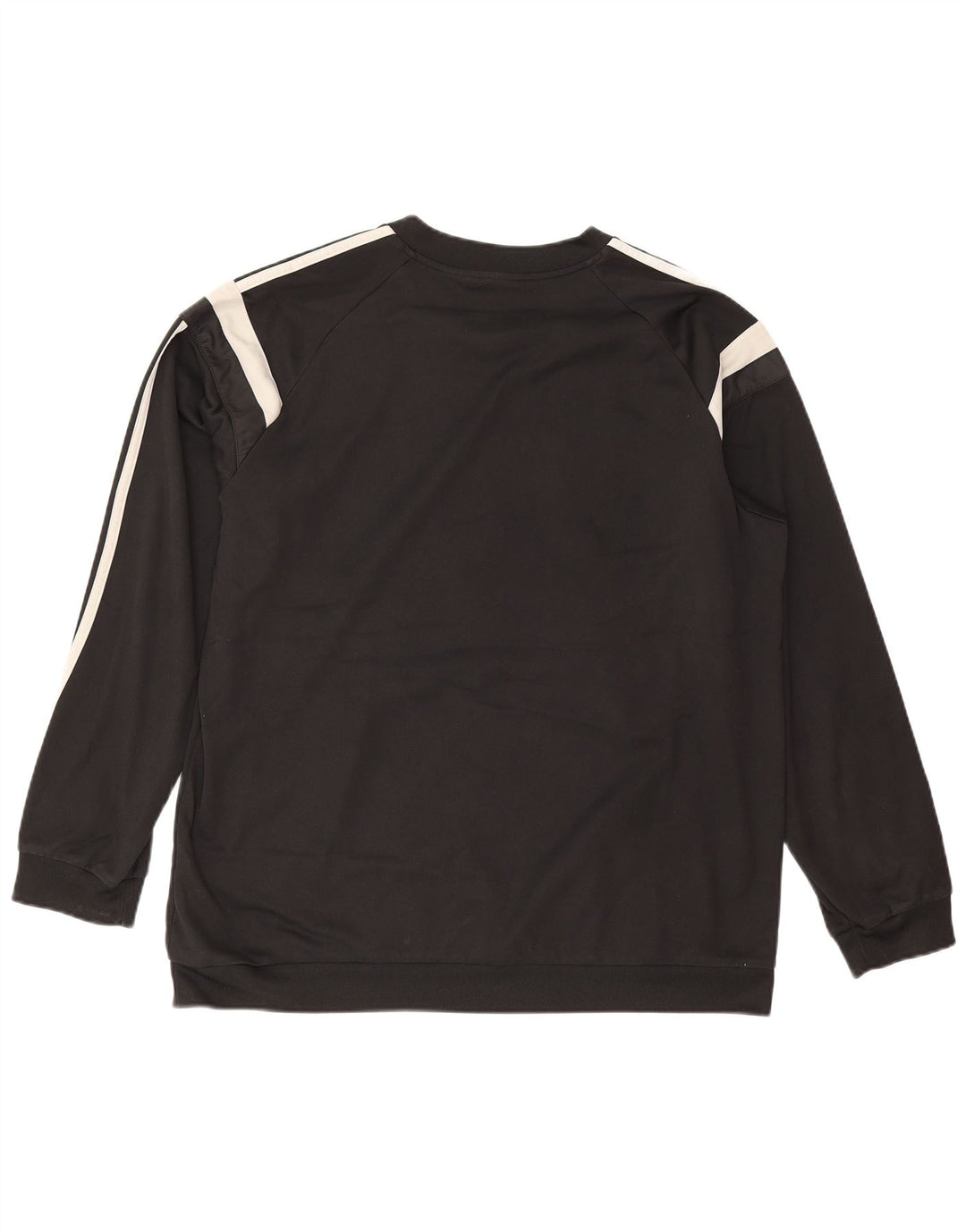 Adidas Hombre Sudadera Jumper XL Negro Colorblock Poliéster