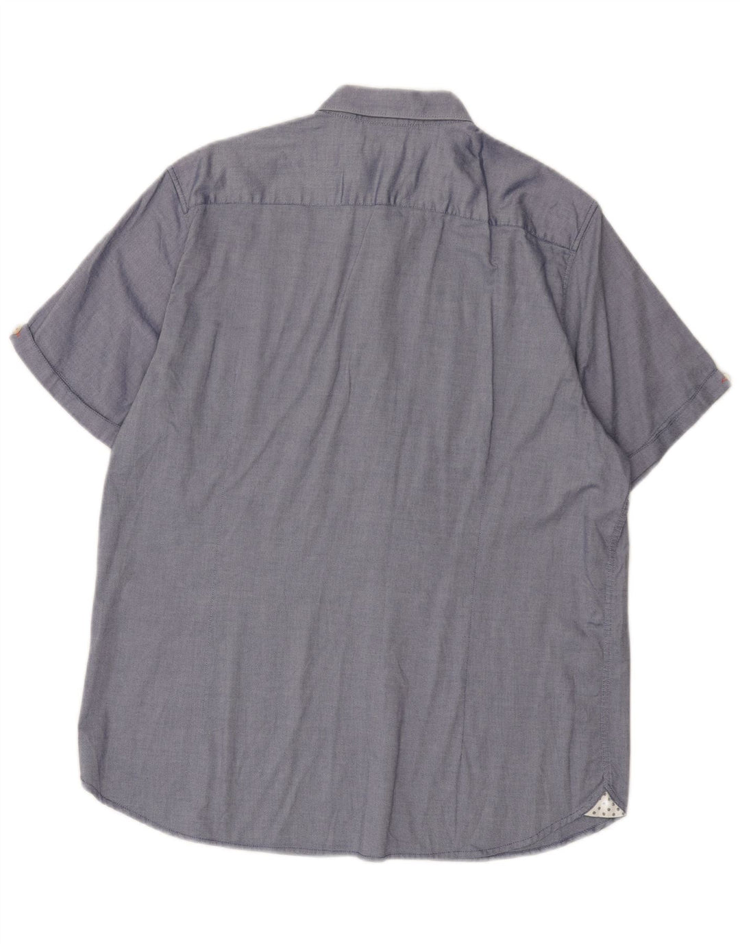 TED BAKER Camicia a maniche corte da uomo taglia 5 XL Blu