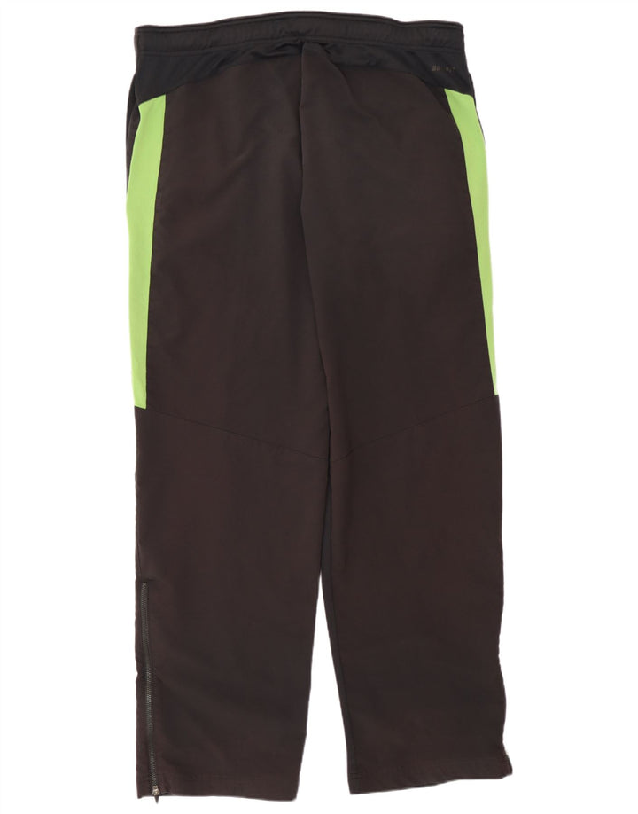 Nike Mens Dri Fit Tracksuit Trousers Large Black Colourblock Polyester