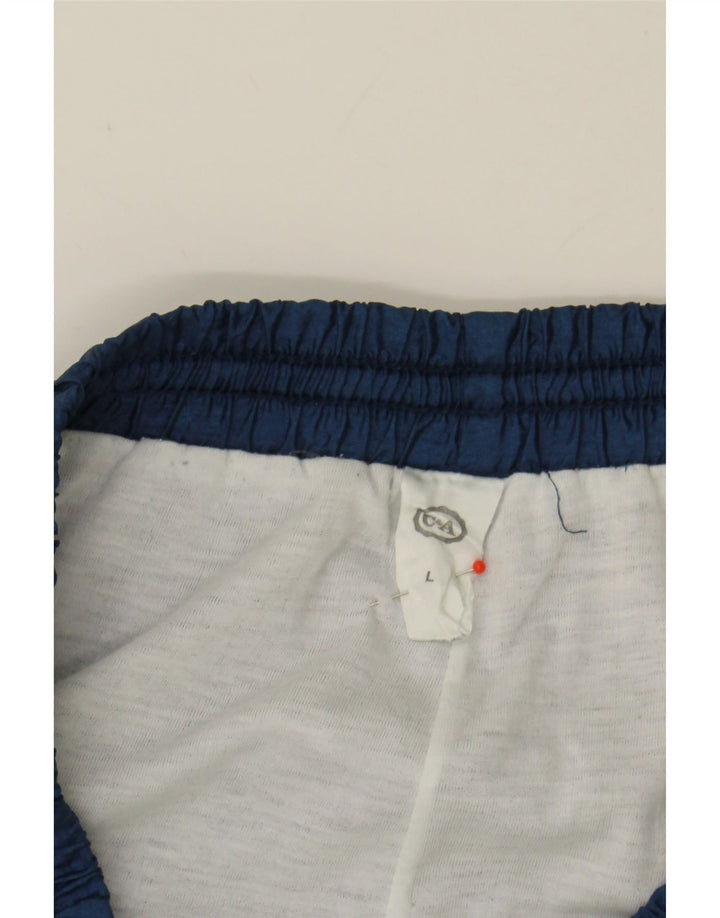 C&A Mens Tracksuit Trousers Joggers Large  Blue Polyamide Vintage C&A and Second-Hand C&A from Messina Hembry 