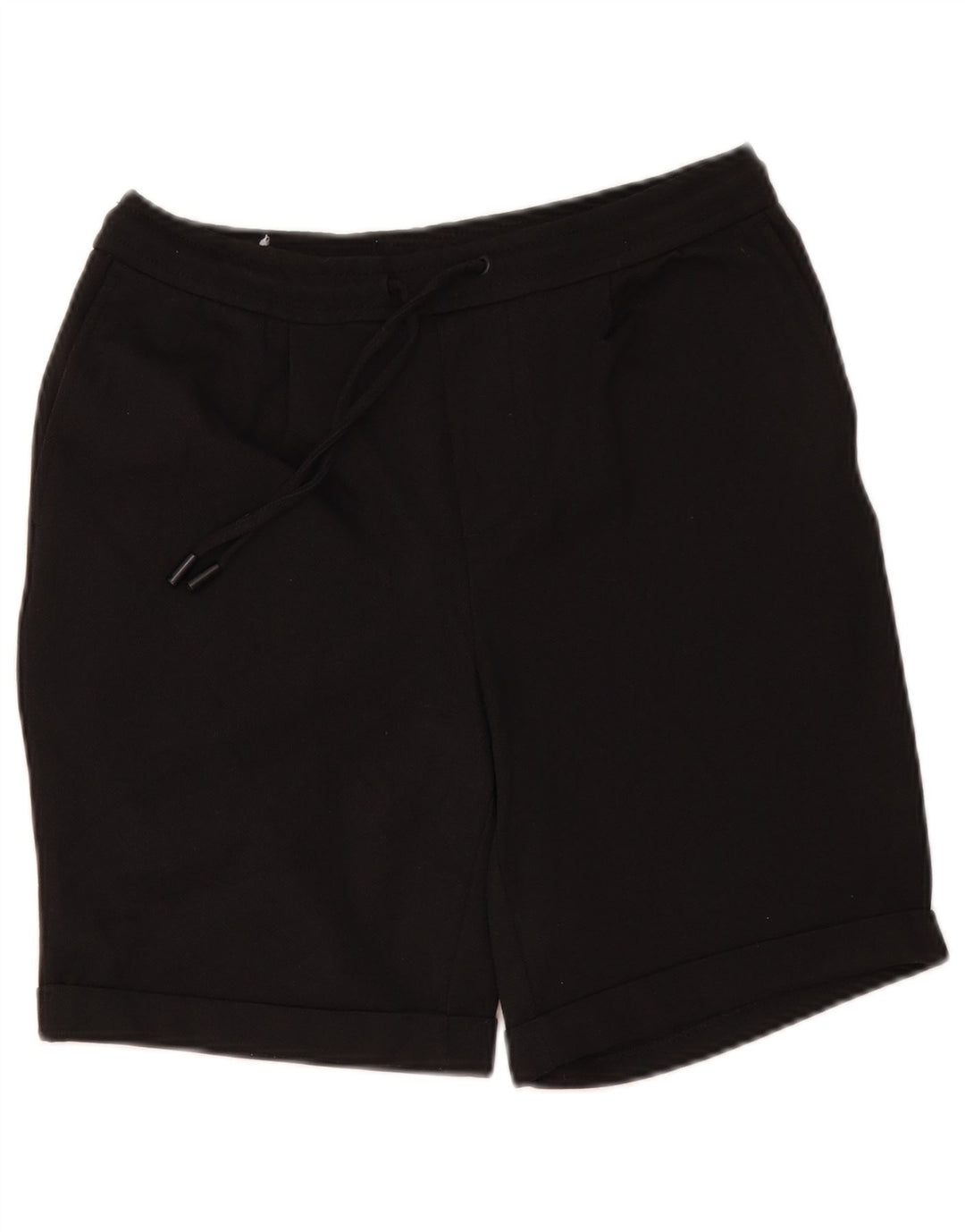 Zara Mens Sport Shorts Médio Preto Poliéster