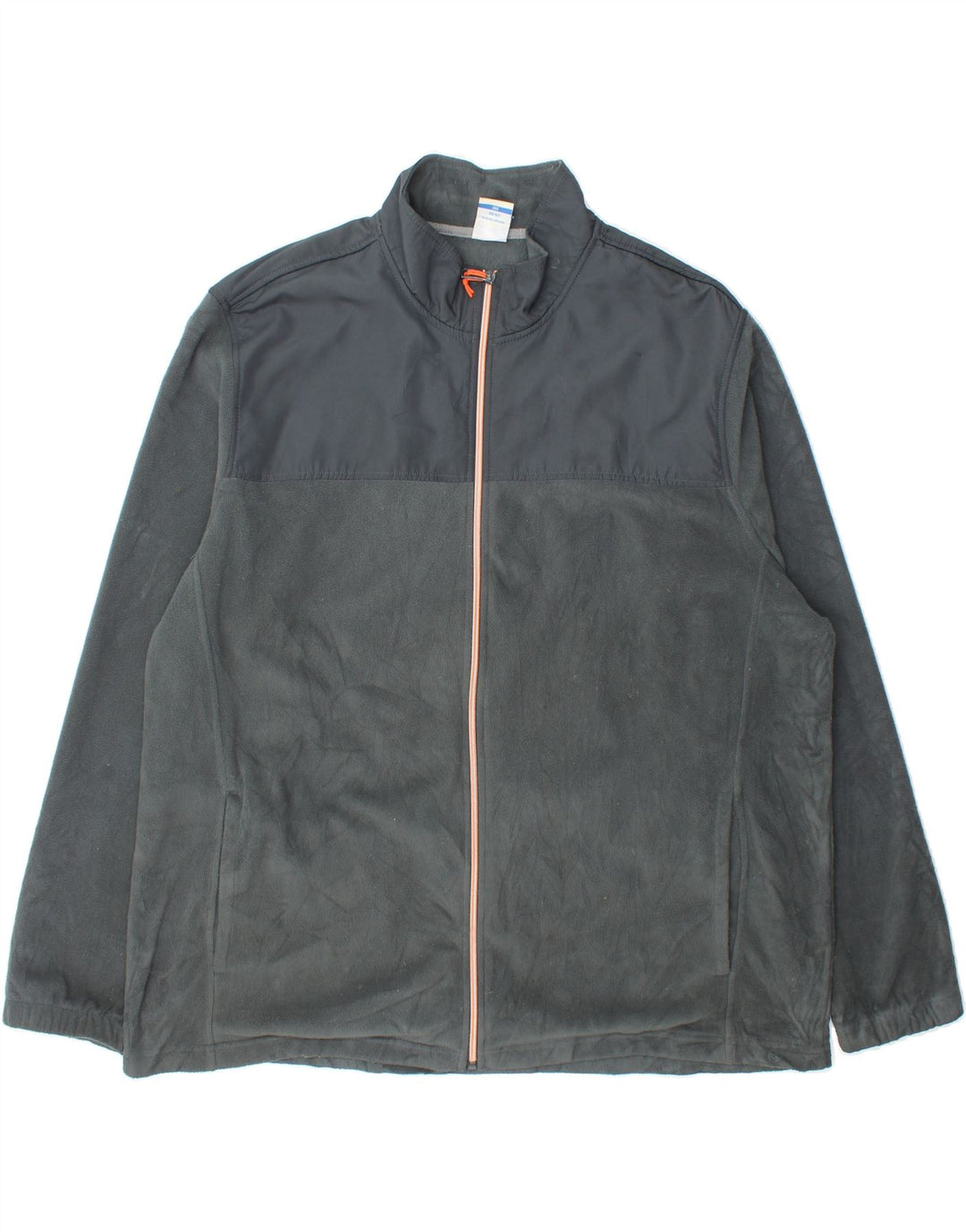STARTER Mens Fleece Jacket UK 50/52 XL Grey Polyester Vintage Starter and Second-Hand Starter from Messina Hembry 