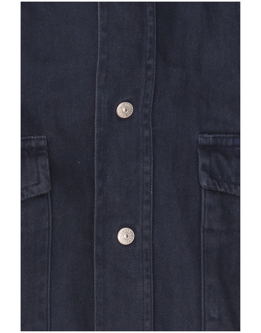 Carrera Mens Shirt Size 39/40 Medium Navy Blue Cotton