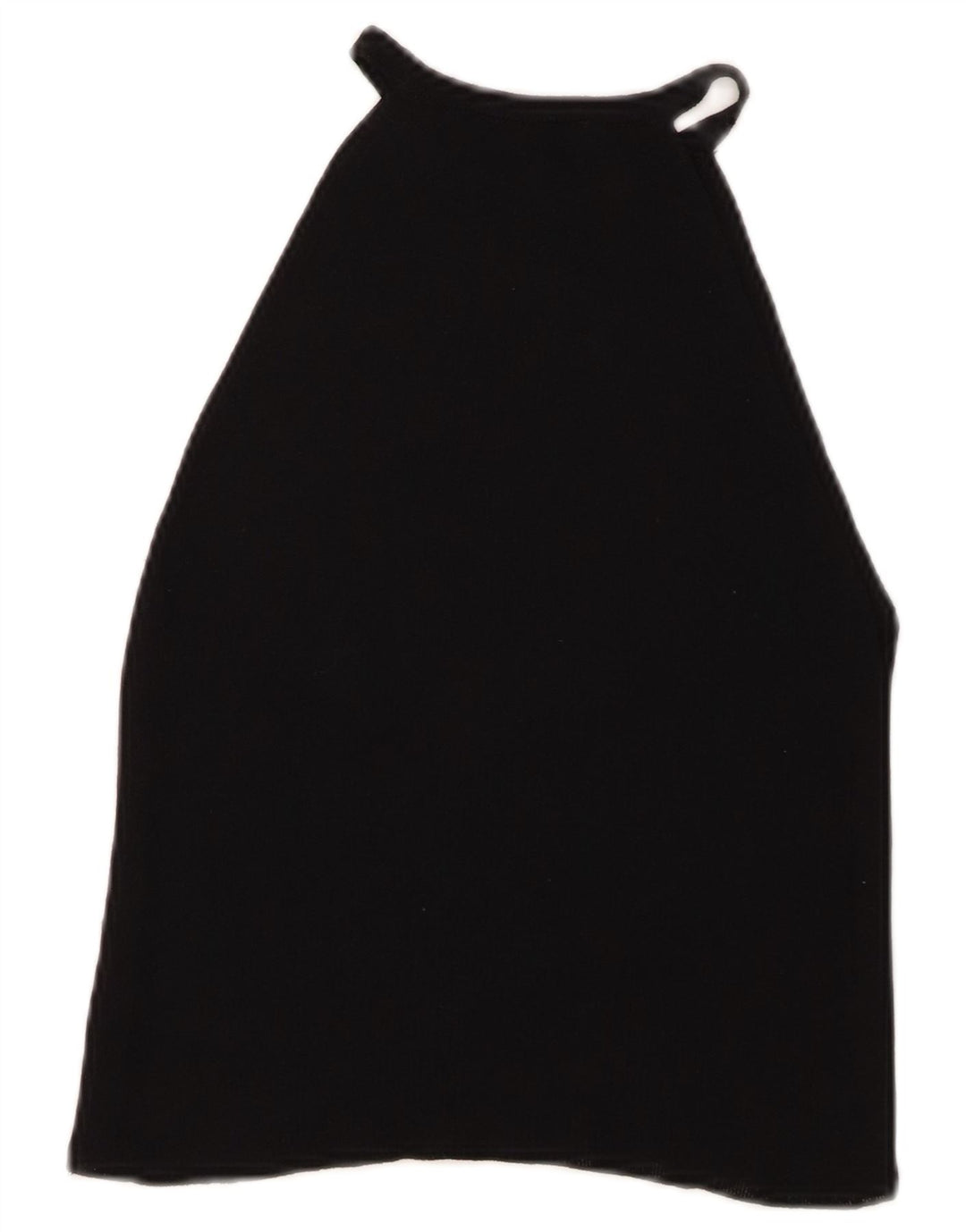 Top Crop Halter pentru femei Zara UK 12 Medium Negru