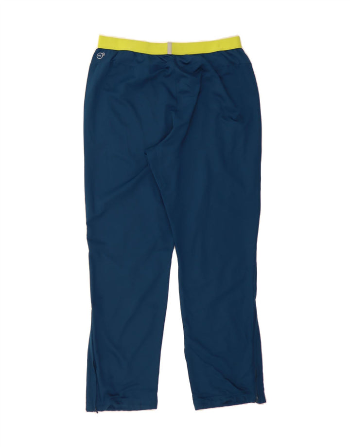 PUMA Mens Tracksuit Trousers Large  Blue Colourblock Polyester Vintage Puma and Second-Hand Puma from Messina Hembry 