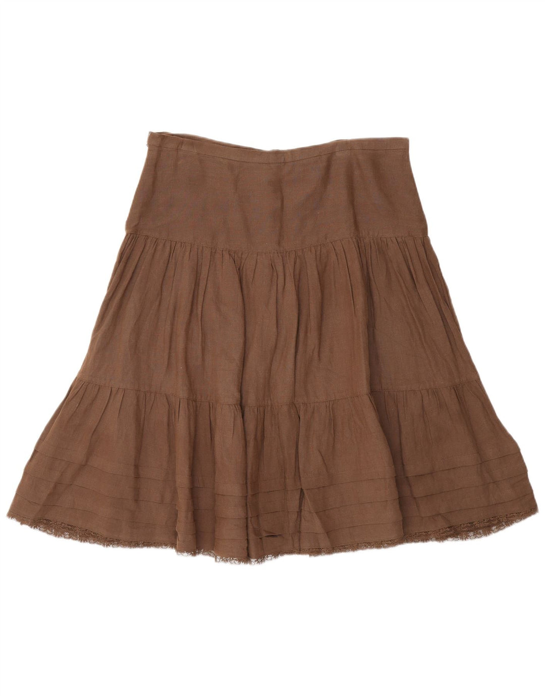 Ženska višestruka suknja Massimo Dutti W30 srednje smeđe platno
