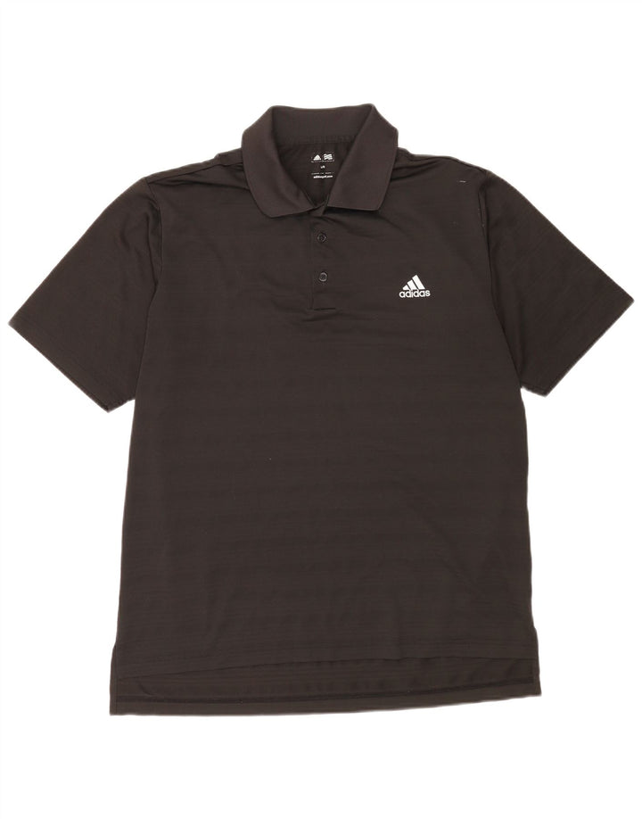 Adidas férfi pólóing nagy fekete csíkos poliészter