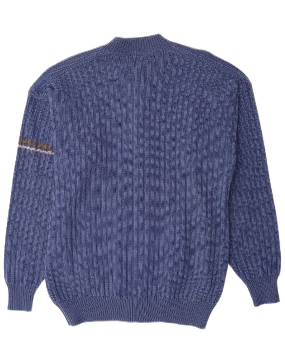 Vintage Mens Cardigan Sweater Large Blue