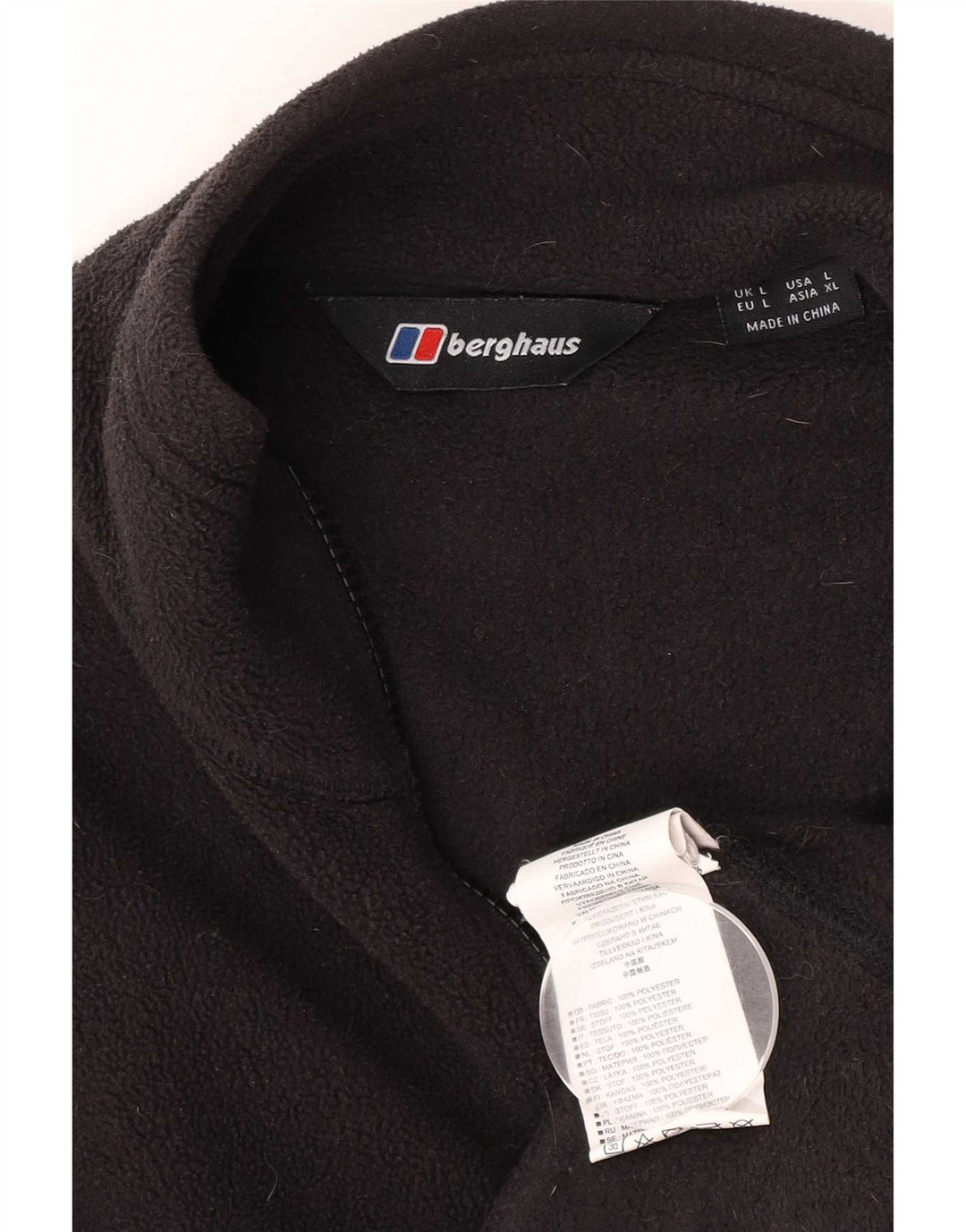 Giacca in pile da uomo Berghaus UK 40 grande poliestere nero
