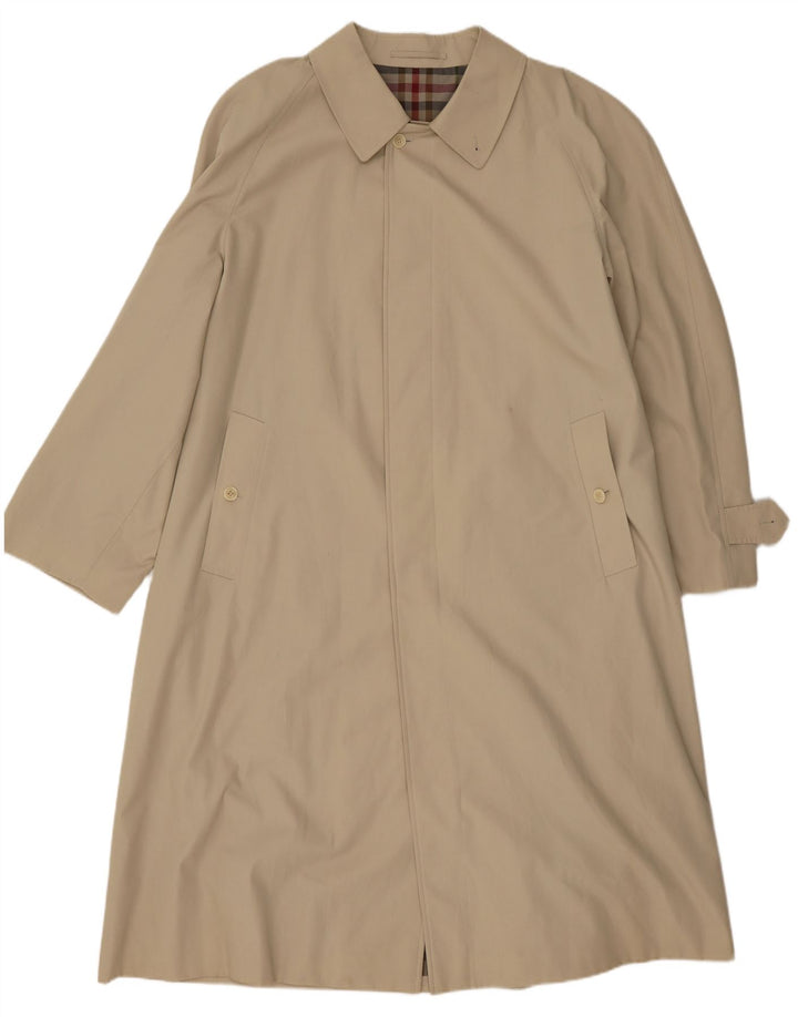 NINO Mens Trench Coat IT 54 2XL Beige Polyester