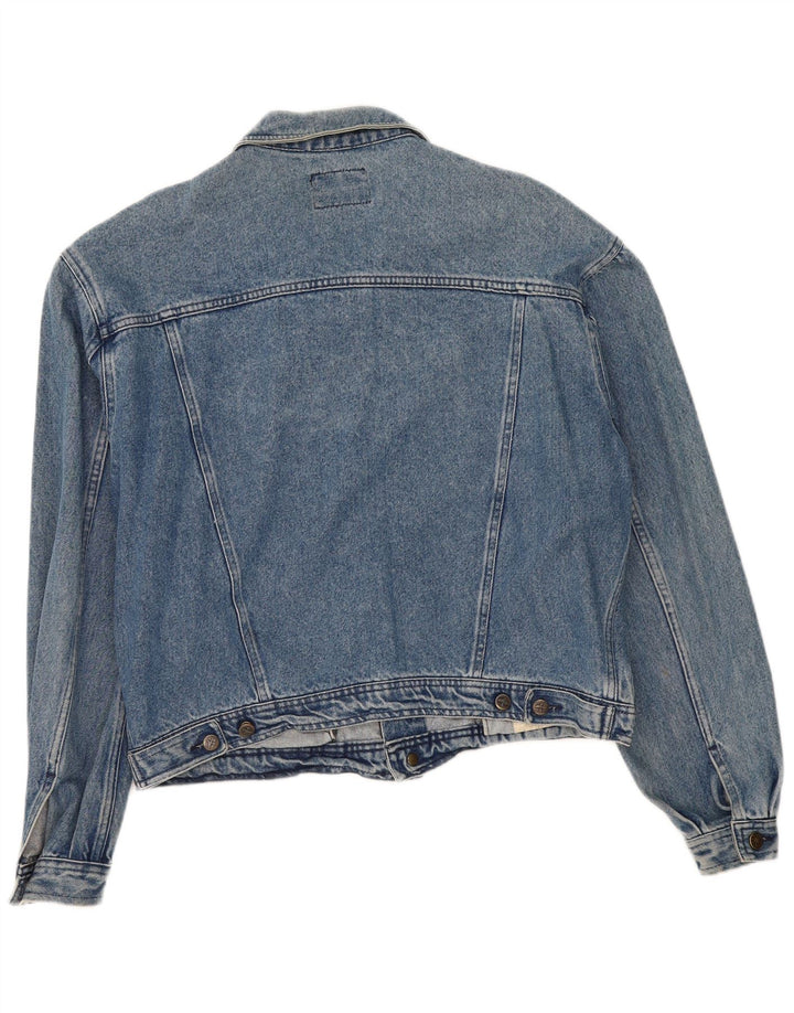 Trussardi Dame Oversized denimjakke UK 18 XL Blå Bomuld