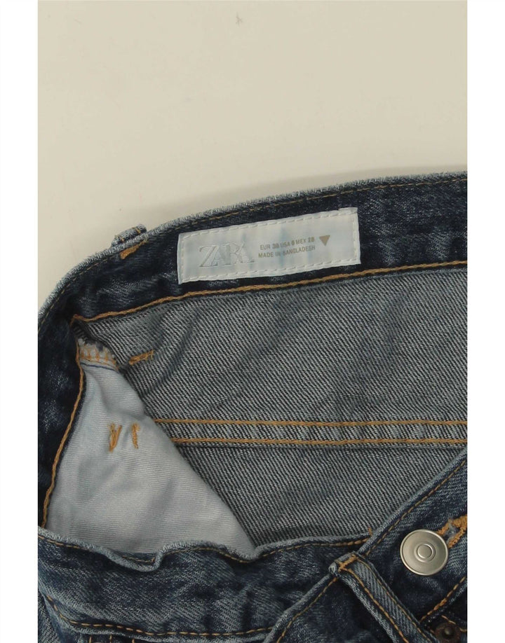 Zara Womens Wide Leg Jeans EU 38 Small W28 L31 Blue