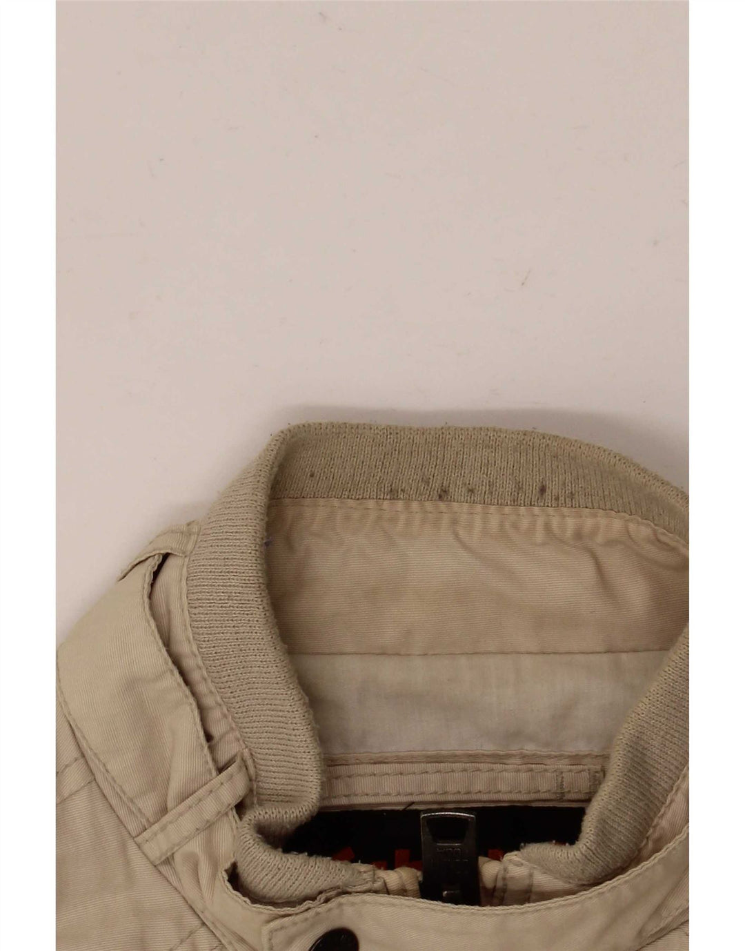 Schott Herre Military Bomber Jacket UK 38 Medium Beige Bomuld