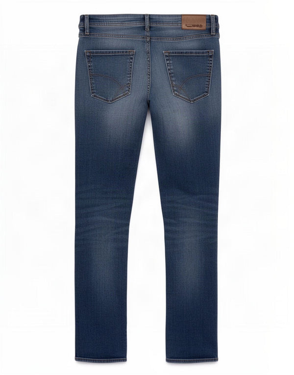 Jeans slim effetto consumato da uomo Gas W33 L32 cotone blu