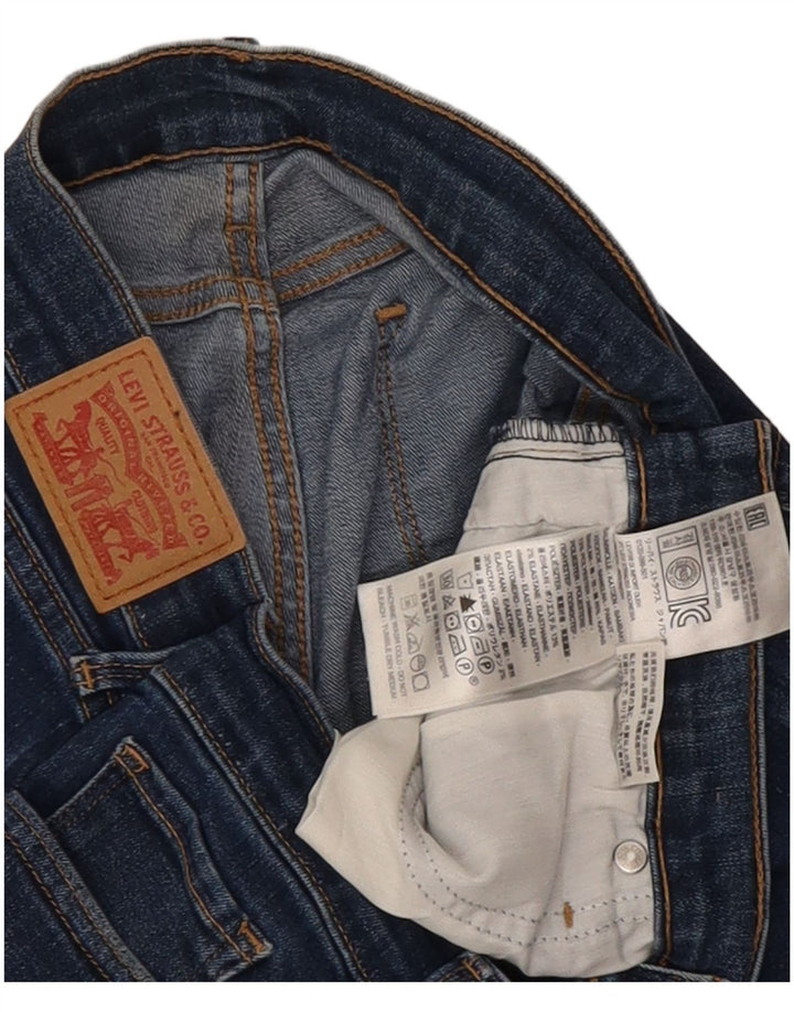 Levi's Womens Skinny Jeans W32 L30 Blue Cotton