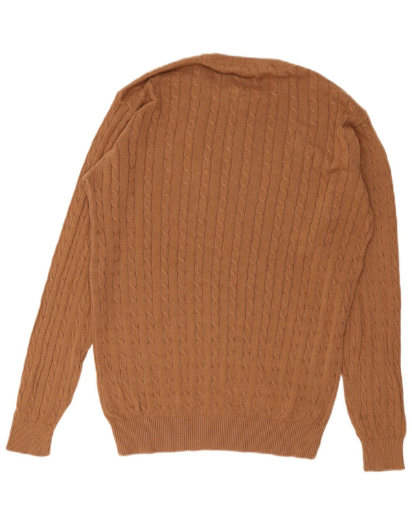 French Connection Herre Crew Neck Jumper Sweater Medium Brun Bomuld
