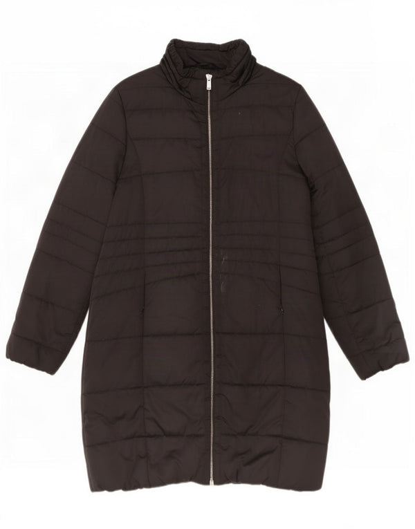 Abrigo acolchado Mujer Trussardi IT 46 Large Poliéster negro