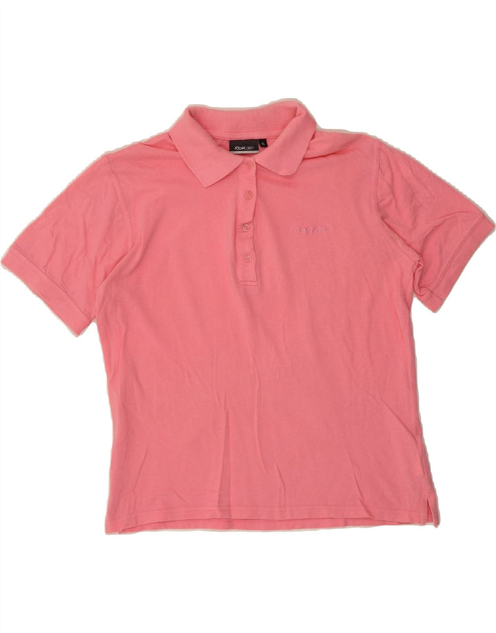 REEBOK Womens Polo Shirt UK 18 XL Pink Cotton Vintage Reebok and Second-Hand Reebok from Messina Hembry 