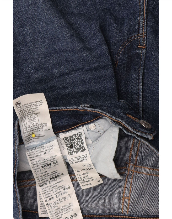 Levi's Womens Classic Fit Bootcut Jeans Size 14 Large W32 L34 Blue Cotton