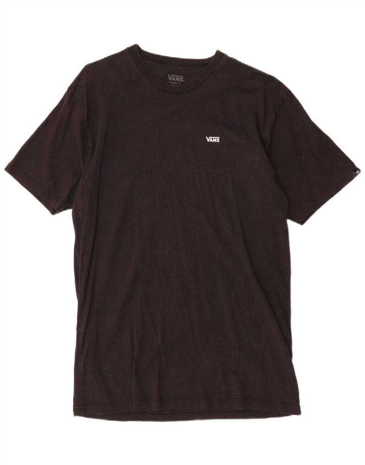 Vans Mens Classic Fit T-Shirt Top Large Black Cotton
