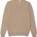 Levi's Mens Standard Fit V-Neck Jumper Sweater Medium Beige Lambswool