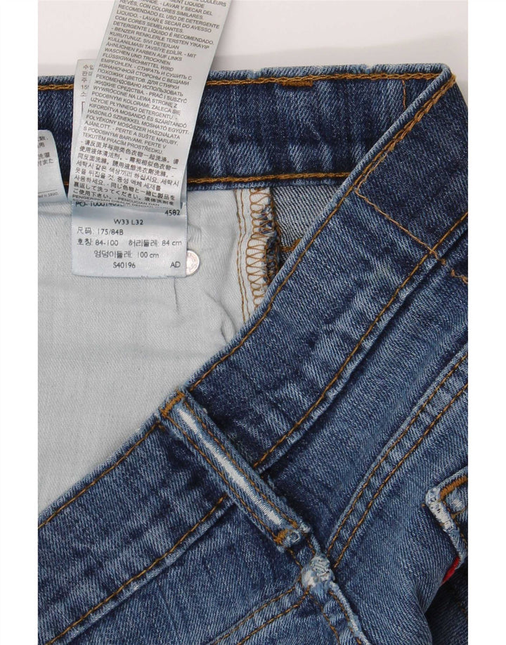Levi's Jean Slim W33 L32 Homme Bleu Coton