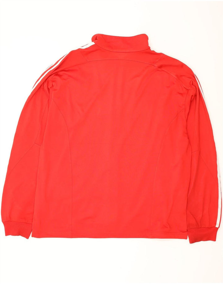 Adidas Træningsdragt til mænd Top jakke Stor Rød Colourblock Polyester
