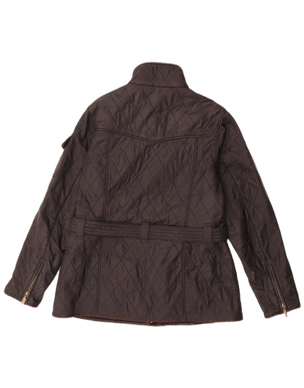 Женская стеганая куртка Barbour UK 14, большая черная
