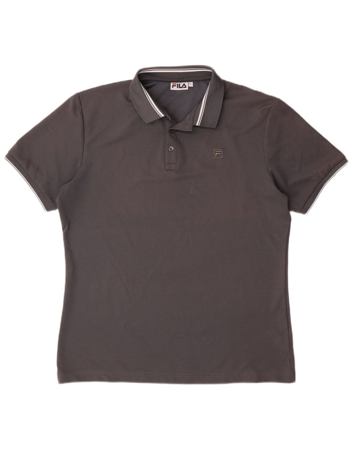 Tricou polo FILA pentru bărbați, mare, gri