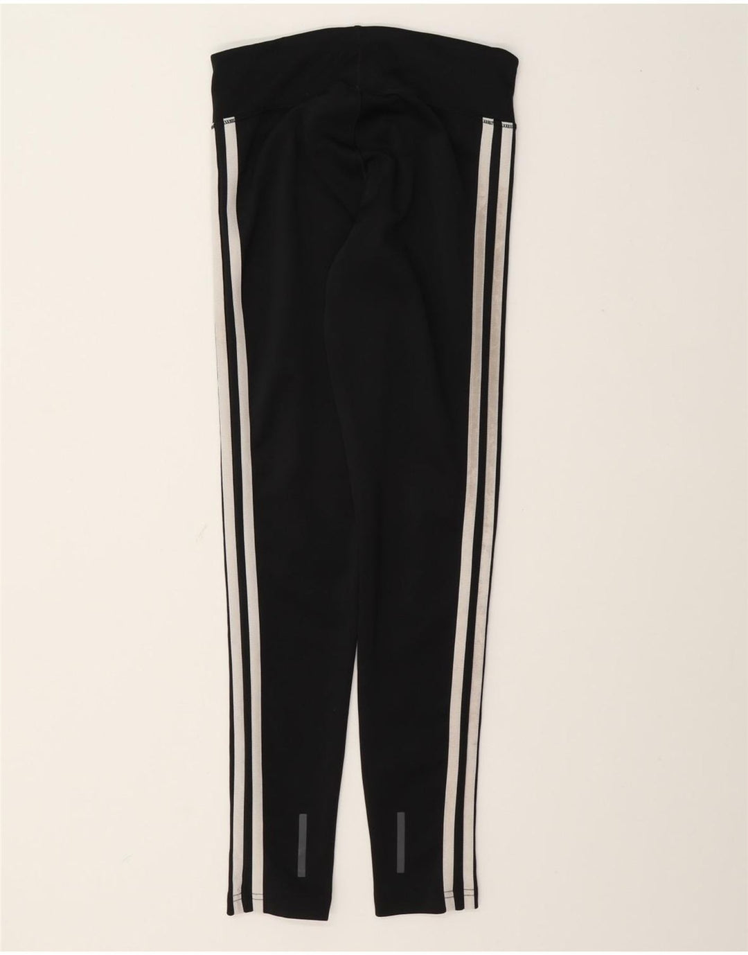 Adidas Womens Leggings UK 4/6 XS Black Polyester