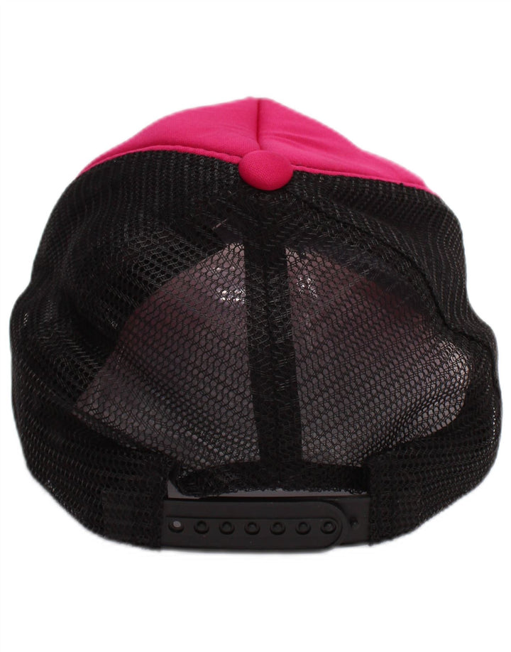 Replay Womens Graphic Trucker Cap One Size Pink Colourblock Polyester