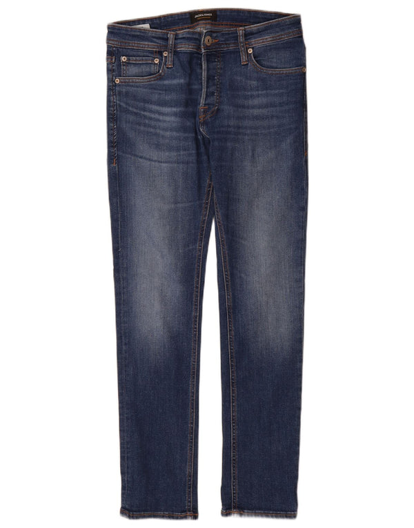 Мужские джинсы GLENN Slim W29 L30 Jack & Jones, синий хлопок