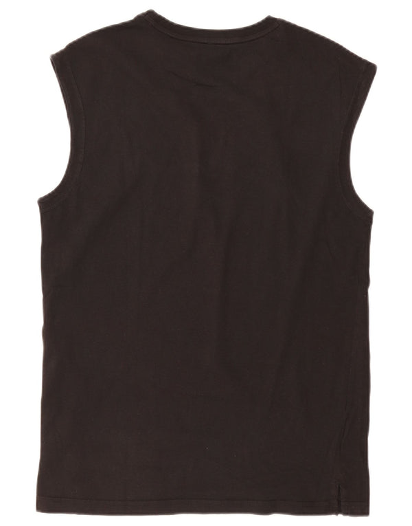 Puma Mens Vest Top Small Black Cotton