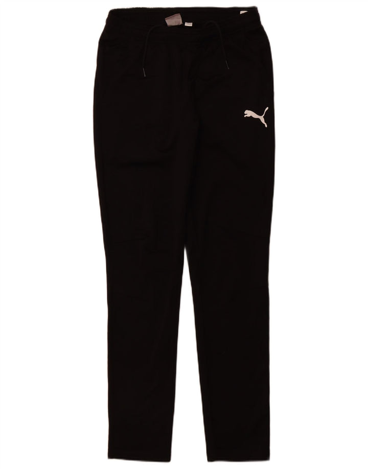 PUMA Mens Tracksuit Trousers Small Black Polyester