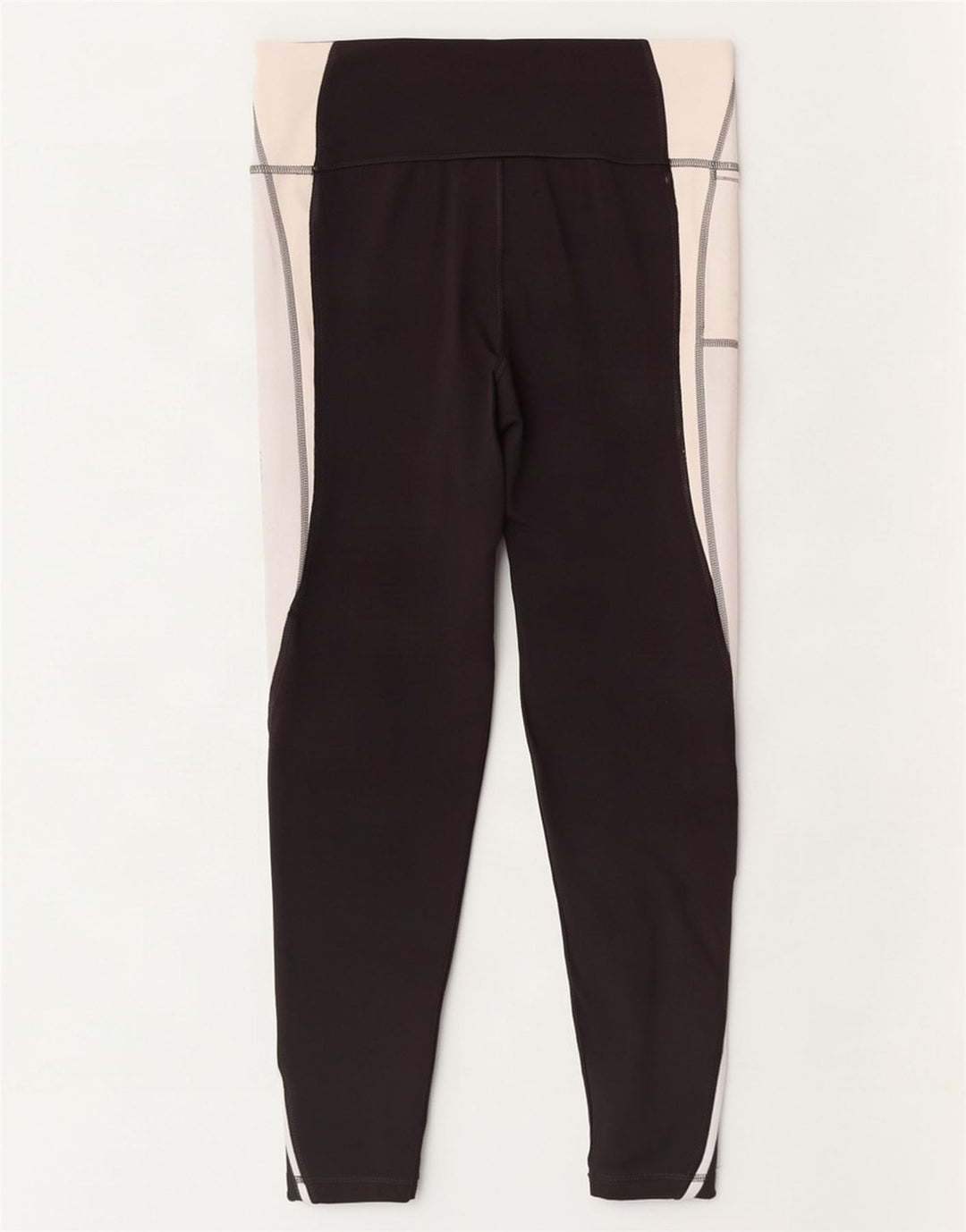 Puma Damen Crop Leggings UK 16 Large Schwarz Colourblock Polyester