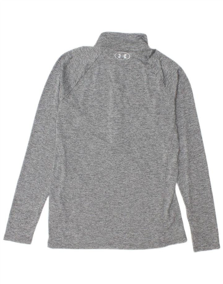 Under Armour Dame Heat Gear Pullover Træningsdragt Top UK 14 Large Grå
