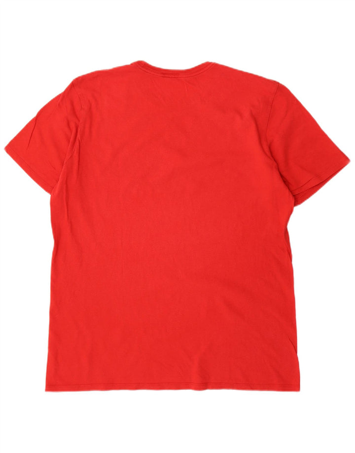 Nike Mens Athletic Cut Graphic T-Shirt Top Large Red