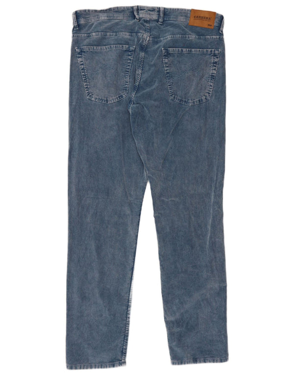 Pantaloni slim da uomo in velluto a coste Carrera W38 L32 cotone blu