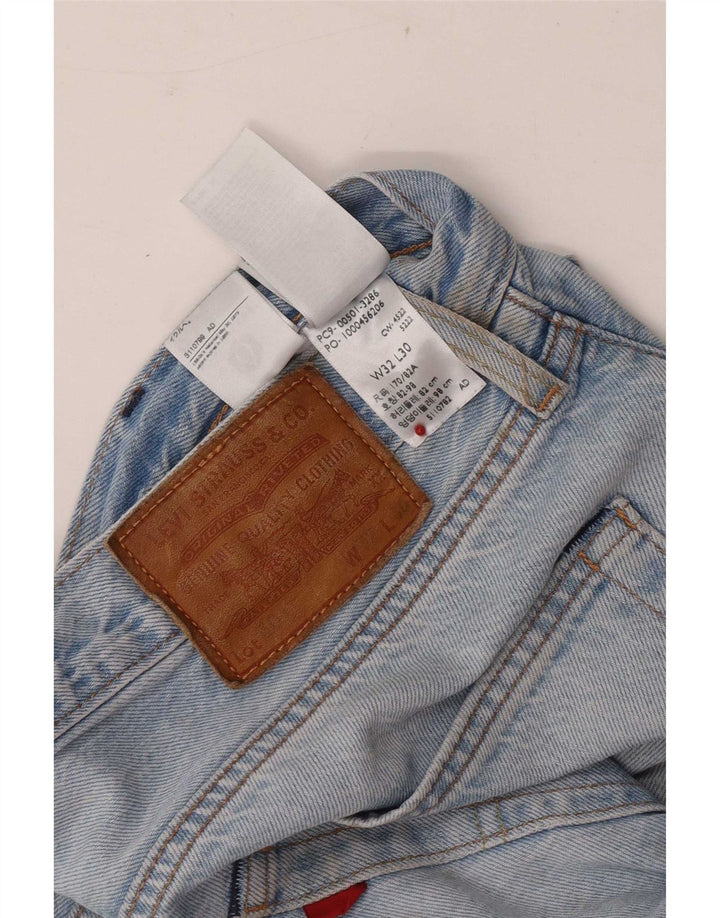 Levi's Mens 501 Straight Jeans W32 L30 Blue Cotton