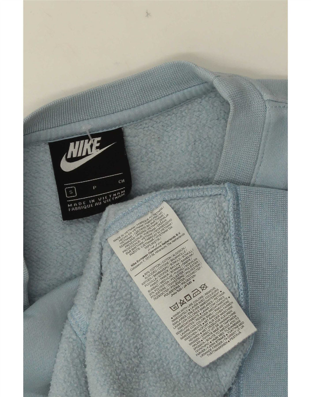 Nike Sweat-shirt pour homme en coton bleu Taille S