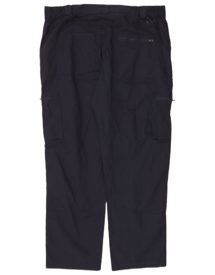 Mountain Warehouse Herre Regular Cargo Bukser W40 L30 Navy Blue Polyester