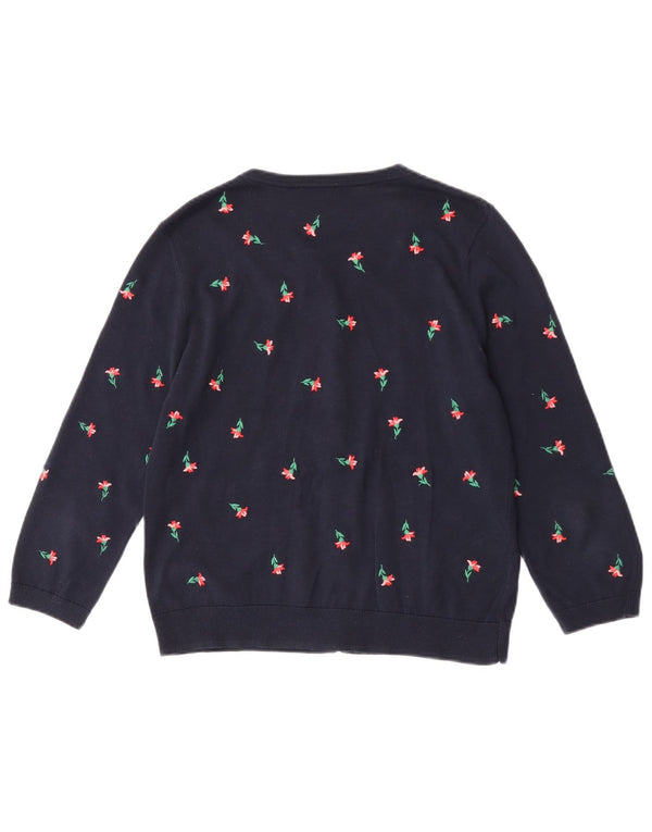 Γυναικεία ζακέτα Laura Ashley UK 12 Medium Navy Blue Floral